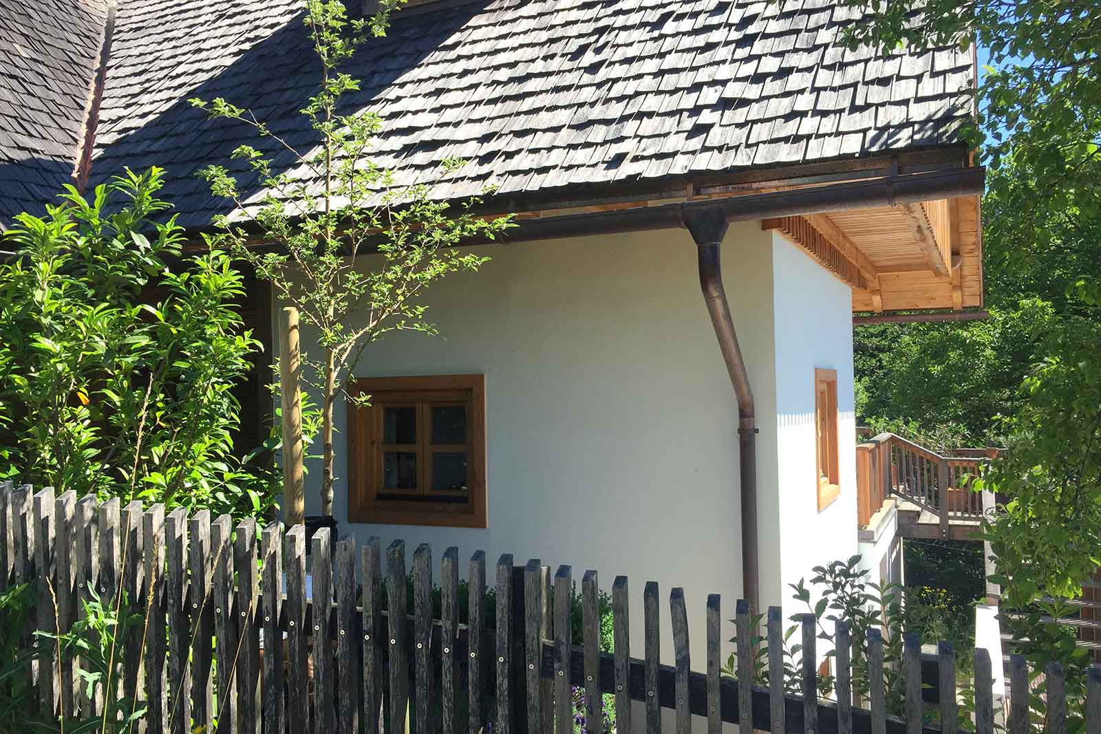 Holzbau-Einfamilienhaus